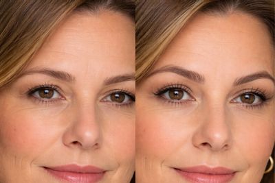 Pred a po Brow lift